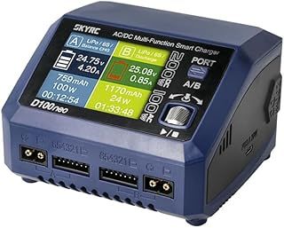 Sky RC D100 Neo AC/DC Charger Dual Balance Charger/Discharger for LiPo, LiFe, LiHV and NiMh Batteries - SK-100199