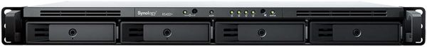 Synology 4 bay NAS 1.4Ghz Quadcore CPU - RS422+ Rack Station, Black