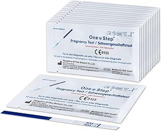 One Step: 50 x Ultra Early - 10mIU Wide Width Pregnancy Test Strips (Tests up to 6 Days Earlier)