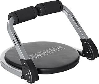 HOMCOM Abs Trainer, Ab Crunch Machine, Foldable Abdominal Trainer, Core Fitness & Whole Body Exercise Equipment for Home Gym