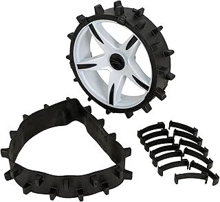 Ben Sayers/Pro Rider Universal Golf Trolley10” Winter Wheel Covers | Studded Fairway Protector | Pair