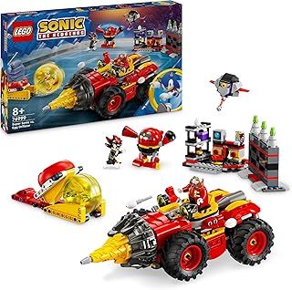LEGO Sonic the Hedgehog Super Sonic vs. Egg Drillster, Video Game Toy for 8 Plus Year Old Kids, Boys & Girls, Adventure Set with Shadow and Dr. Eggman Characters 76999