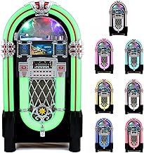 Jukebox Music Player Floor Standing Retro MP3 Bluetooth CD Radio AUX