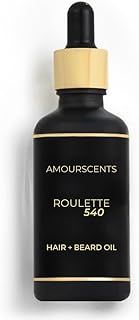 Baccarat Rough 540 Hair + Beard Oil - Inspired Grooming Formula for Conditioning, Hydrating, Moisturising, Fresh & Healthy Soft Beard, 100% Alcohol & Vegan Free - Roulette 540 (30ml)