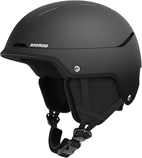 RIOROO Ski Helmet, Ski Helmets for Men Women Youth,Snowboard Helmet with Fluff Adjustable Vents,Compatible with Ski Goggles,Available for Snow Sports,Snowboarding Snowmobile Skiing Windproof.