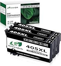 405XL Ink Cartridges Multipack Replacement for Epson 405 XL Black Compatible with Workforce Pro WF-3820 WF-4820 WF-7310 WF-7830 WF-7835 WF-7840 WF-3825 WF-4825 WF-4830 Printer (3 Black)