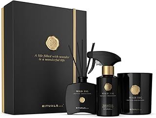 RITUALS Gift Set Wild Fig Large – Luxury Home Fragrance Products from the Private Collection – Aromatherapy Gift Box with home perfume, a scented candle and fragrance sticks