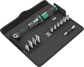 Wera Click-Torque A 6 Set 1 Adjustable Torque Wrench Set, 1/4" Hex Drive, 2.5-25 Nm, 20pc, 05130110001