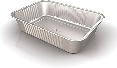 Ninja Woodfire XL Large Grease Tray Liners, Pack of 10, Disposable Foil Grease Catch Liners, Official Accessory, Compatible with Ninja Woodfire XL BBQ Grill OG850 / OG901, Black, XSKOGXLGTLNEU