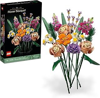 LEGO Icons Flower Bouquet 10280 Building Decoration Set - Artificial Flowers with Roses, Decorative Home Accessories, Gift for Him and Her, Botanical Collection and Table Art for Adults