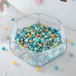 Kids Ball Pit, Indoor & Outdoor Play Tent Playpen Ball Pit Pool 100x115cm Pop Up Children Ball Pits Easy Folding Toddler Ocean Ball Play Pool Ocean Ball Play House for Girls Boys -Balls Not Included