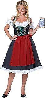 California Costumes 01572 Oktoberfest Fraulein Character Adult Costume, Multi-Colored, One Size