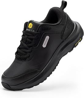 FitVille Mens Extra Wide Fit Walking Hiking Shoes Lightweight Casual Trainers Non-Slip Sneakers for Outdoor Trekking Camping Climbing