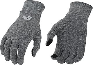 New Balance Lightweight Touchscreen Warm Running Gloves, Anti Slip Men's and Women's Winter Gloves