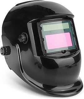 Youyijia Auto Darkening Welding Mask - Adjustable Shade Welders Mask for TIG MIG ARC Welding - Solar Powered Welding Helmet