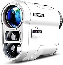 REVASRI Golf Rangefinder with Slope and Pin Lock Vibration, External Slope Switch for Golf Tournament Legal, Rangefinders with Rechargeable Battery 600/1000YDS Laser Range Finder