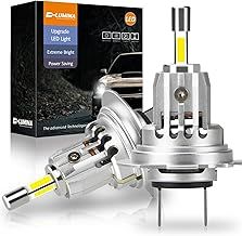 D-Lumina 360° h7 led headlight bulb,100W 16000LM LED Lamp for 12V Car 6500K White,500% Super Bright Headlights Kit Replacement for Halogen