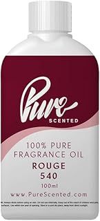 Rouge 540 Fragrance Oil - 100ml Suitable for Candles, Wax Melts, Cosmetics, Diffusers, Soap (Rouge 540)