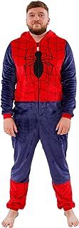 Marvel Onesies For Men | Mens Spiderman Onesie | Spiderman Costume Adult