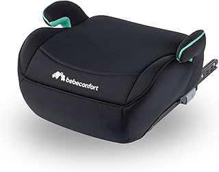 Bebeconfort Manga i-Fix Booster Seat ISOFIX, Car Booster Seat for 6 - 12 years Boys and Girls, 22-36 kg, 128-150 cm, Portable Car Seats for Kids, Comfortable, Compact, Lightweight, Black Mist