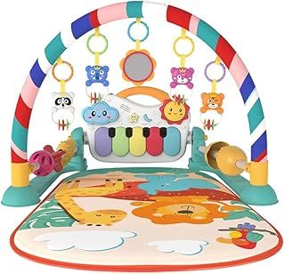 Eners Baby Gyms Play Mats Musical Activity Center Baby Piano Gym Mat Playmats Floor Gyms Playmate for Babies Tummy Time Baby Mat Toys for Newborn Toddler Infants