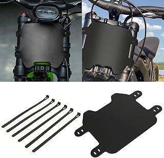 Upgraded Front Number Plate, Motorcycle Plate Replacement Parts for Sur Ron Light Bee X/S/Ultra Segway X160 X260 Talaria Sting R, Premuin ABS W/Adjustable Mounting Straps