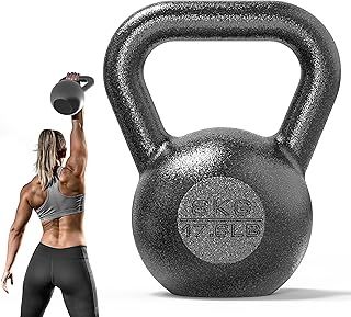 PROIRON Cast Iron/Neoprene Coated kettlebell Weight for Home Gym Fitness & Weight Training (4KG-24KG)
