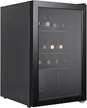 CBC70BK Under-Counter Fridge, 70 Litre Beer, Wine and Drinks Fridge with Adjustable Temperature Control, Suitable for Cans and Bottles, Energy Efficient - in Black