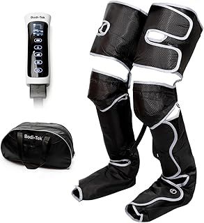 Comfort360° Air Compression Full Leg Massager Boot, 4D Muscles Relaxation, Leg and Feet Massager Machine, 6 Massage Programmes, 6 Modes and 4 Intensities, 3 Sonic Vibration Levels