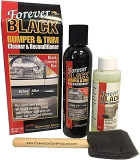 Forever Black Bumper & Trim Kit (NEW Improved Formula & Larger Size)
