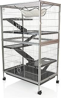 Cozy Pet Rodent Cage for Rat, Ferret, Chinchilla, Degu or other Small Pets, Large Rodent Cage RC02