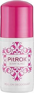 PitROK Berry Burst Roll-On Deodorant, 1x 50ml Roll On, Vegan, Cruelty Free, Sensitive Skin Deodorant, with Aloe Vera and Grapefruit Seed Extract