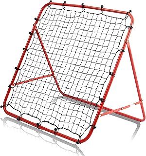 Amazing Tour Rebounder Net Practise Football Training Net Soccer Kickback Target Goal Pro for Children Kids Play Teaching Equipment Adjustable Portable Soccer-Door