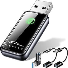 Wireless CarPlay Adapter UK, Stable Fast Mini Carplay Wireless Dongle, Convert Wired to Wireless Car Play, Plug & Play, OTA Upgrade, for iPhone iOS 10+ & Cars with Wired CarPlay (black)