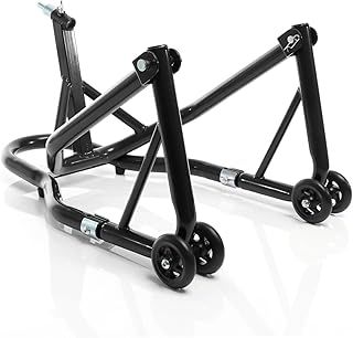 XPOtool Folding Motorcycle Front Head Stand with 5 Pins 13-18mm Head Lift Stand for Motorbike Repair