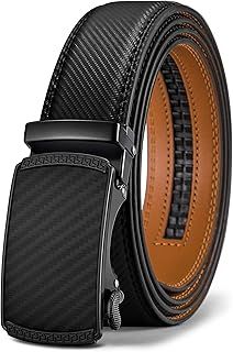 BULLIANT Men's Belt, Leather Ratchet Belt for Men Dress 1 3/8,Trim to Fit