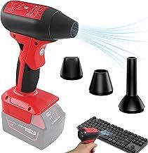 Jet Dry Mini Blower, 130000RPM Jet Hair Dryer compatible with Milwaukee M18, Portable Dust Blower, Air Blower Brushless with 3 Nozzles for Drying/Cleaning (NO Battery)