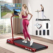 BLACK LORD Walking Pad Treadmill, Under Desk Treadmills for Home Office with LED Display Bluetooth Speaker Remote Control, 2.2/3.2HP, Max. 9/10/12/14 KMPH, Portable Indoor Running Machines