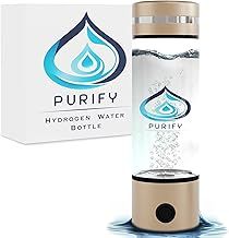 PURIFY™ - Hydrogen Water Bottle, 330ml Hydrogen Water Generator, Hydrogen Water Machine with Platinum SPE/PEM Electrolysis Technology, Hydrogen Water Bottle UK