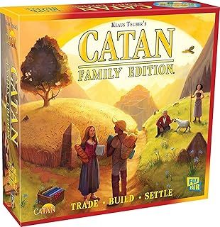 CATAN | Catan Family Edition | Board Game | Ages 10+ | 3-4 Players | 60-90 Minutes Minutes Playing Time
