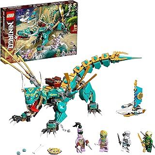 LEGO 71746 NINJAGO Jungle Dragon Building Set, with Ninja Lloyd and Zane Minifigures, Toys for 8 + Years Old Boys and Girls