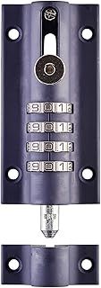 Squire Combi Bolt Door Lock (COMBI4) - 4 Wheel Combination Locking Bolt - Weatherproof Die Cast Body - Tamper Proof Slide Bolt - High Security Gate Lock for Home & Garages (Navy Blue, 120 mm)