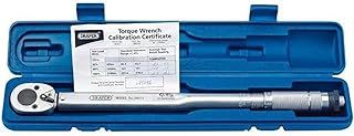 Draper 1/2" Square Drive Ratchet Torque Wrench | Micrometre Reversible Hand Tool | 30Nm-210Nm Mechanics Car Tools | Professional Blow Mould Storage Case | 30357