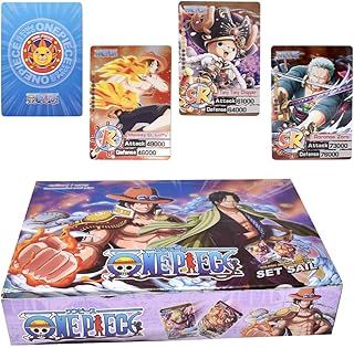 Onepiiece Anime Cards, 180PCS Luffy Anime Trading Cards Cartoon Rare Card Trading Card Game Collectible Cards Anime Game Card Box for Party Games and Family (36 Packs,5 Cards/Pack)