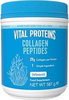 Vital Proteins Collagen Peptides Powder Supplement (Type I, III), Unflavoured Hydrolzed Collagen-Hair, Skin, Nail Support Supplement, Paleo, Gluten Free, Non-GMO, 20g per Serving 587g Canister, 1Pack
