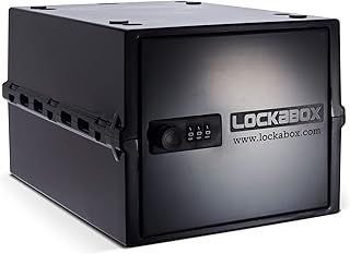 Lockabox One™ Jet | Premium Lockable Storage Box | 10 Litre Combination Lock Box For Food, Medicine & Home Safety | BPA-Safe