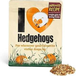 Hedgehog Food Semi Moist 500g - Jacobi Jayne® I Love Hedgehogs™ - Tasty, Rich and Healthy Nutritious Food for your Garden Adults & Baby Hedgehogs Bones and Teeth