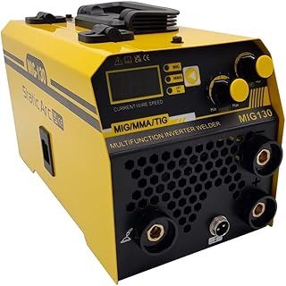 MIG 130 Inverter GASLESS Welder 3in1 MMA ARC TIG Lift NO Gas Welding KIT 130A