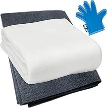 Universal Cooker Hood Odour and Grease Filter Kit for Extractor Fan Vent (Pack of 2 Filters, Cut to Size)