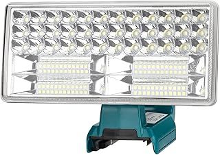 YEX-BUR LED Work Light for Makita 18V Li-Ion Battery, 40W 4200LM Bright Handheld Flashlight Outdoor Jobsite Light Spotlight Floodlight with USB-A Port for Car Repairing, Camping, Emergency